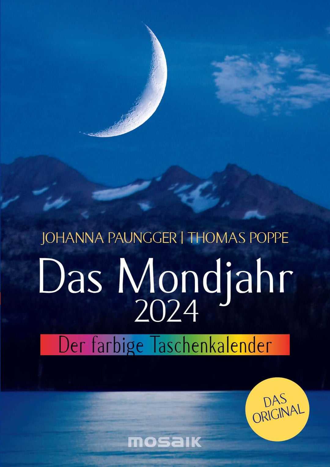 Das Mondjahr 2024 - Der farbige Taschenkalender | Mondversand