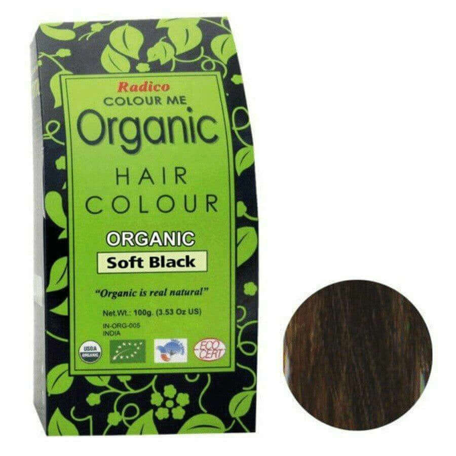 pflanzliche Haarfarbe Soft Black 100g | Mondversand