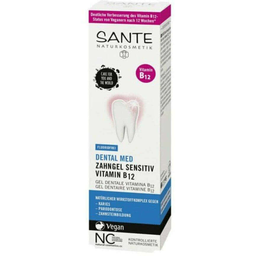 SANTE Zahngel B12 ohne Fluor 75 ml | Mondversand